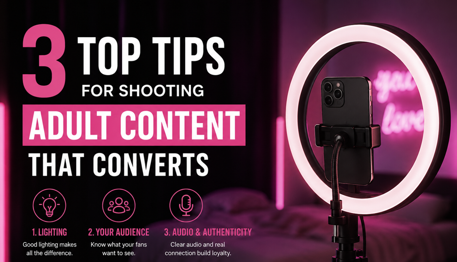 3 Top Tips for Shooting Adult Content That Converts