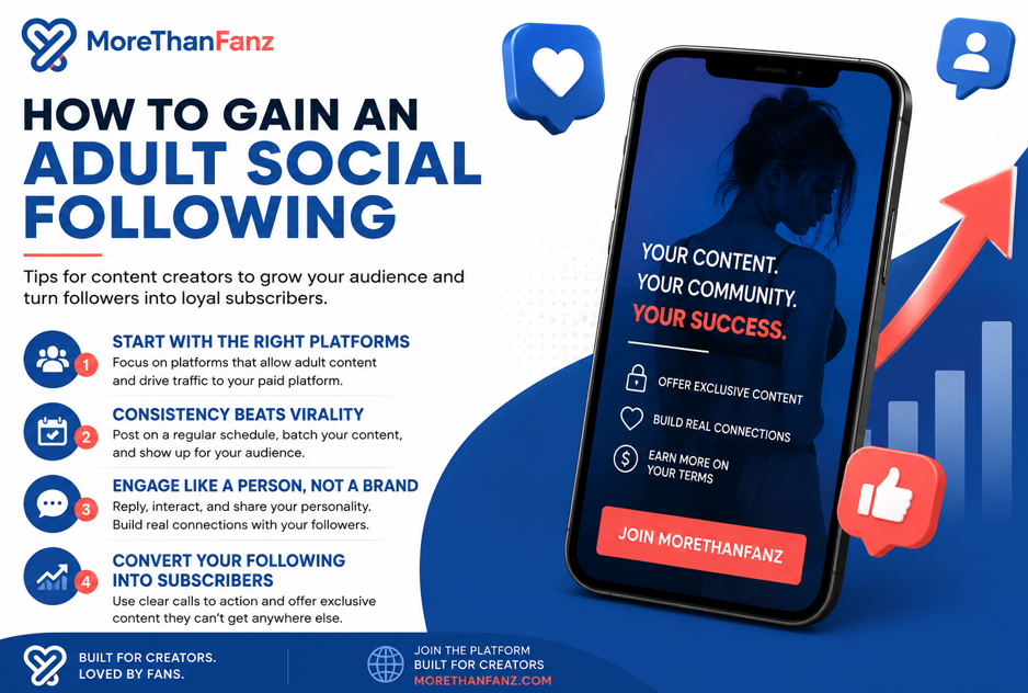 How to Gain an Adult Social Following: Tips for Content Creators