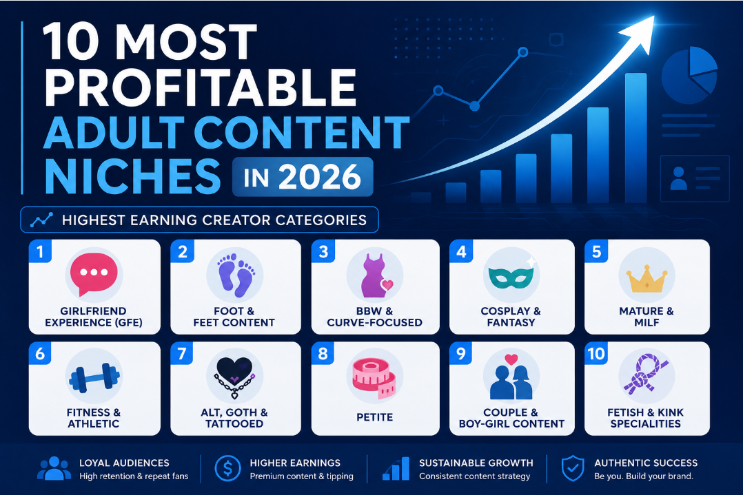 10 Most Profitable Adult Content Niches in 2026